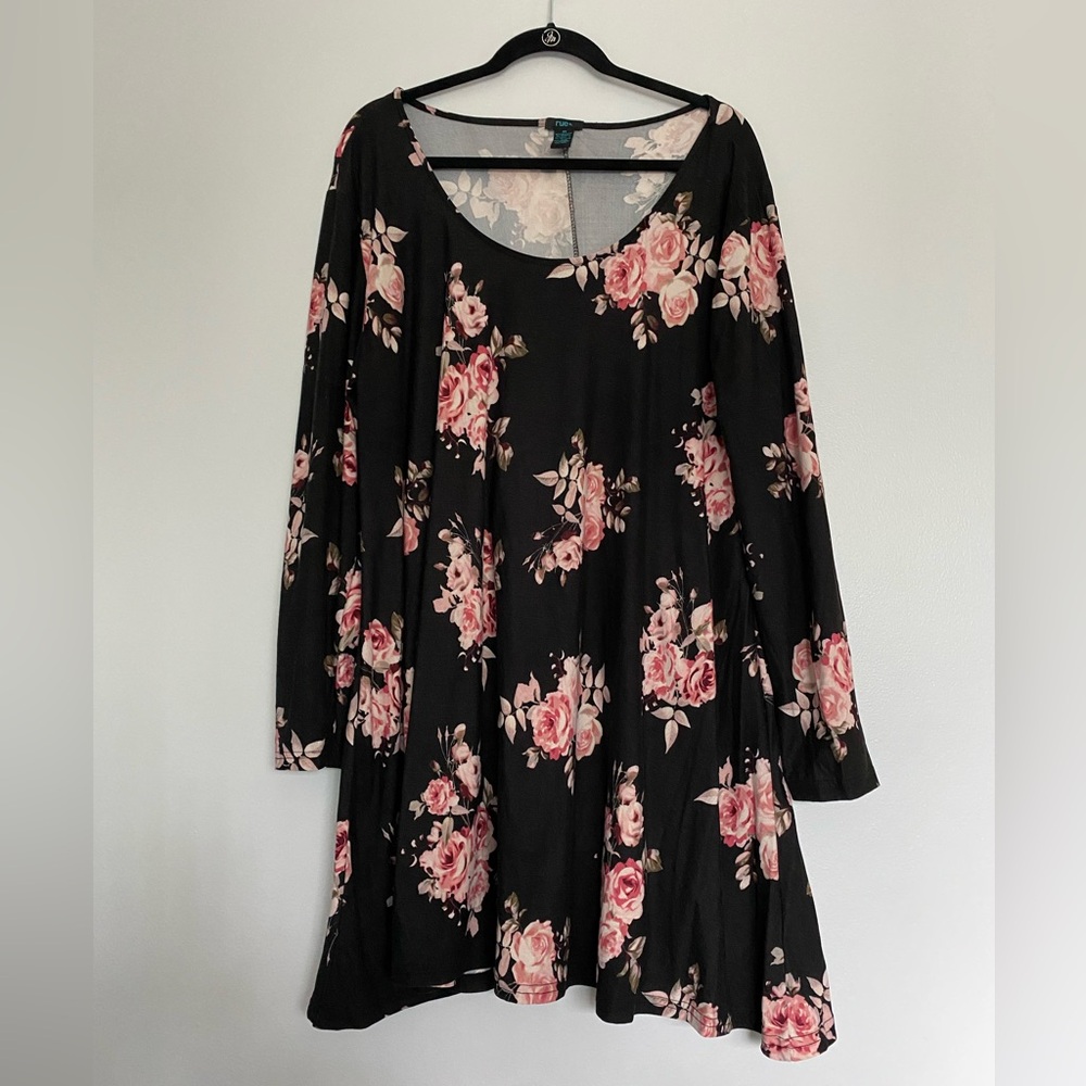 Rue 21+ Soft Floral Swing Dress